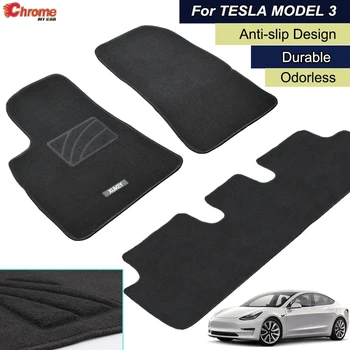 

For Tesla Model 3 2020 2019 2018 2017 LHD Anti-slip Liner Custom Carpet Waterproof Odorless Pad Protector Accessories Styling