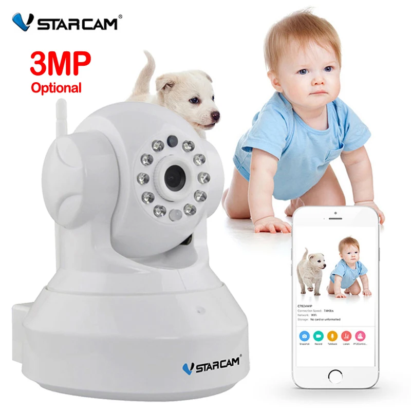 IP камера видеонаблюдения VStarcam 3 Мп 2 Wi Fi 1080P 1296P|vstarcam c7837wip|720p wifiwifi ip camera |