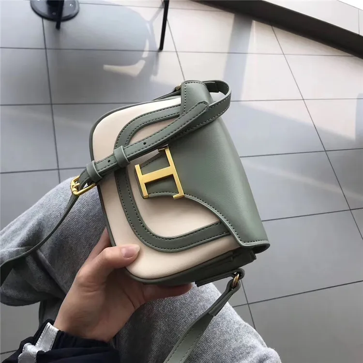 

Luxury Women Bag 2020 Designer Brand Saddle Bag Leather Ladies Crossbody Bag Fashion Letter Shoulder Bag Vintage Handbag
