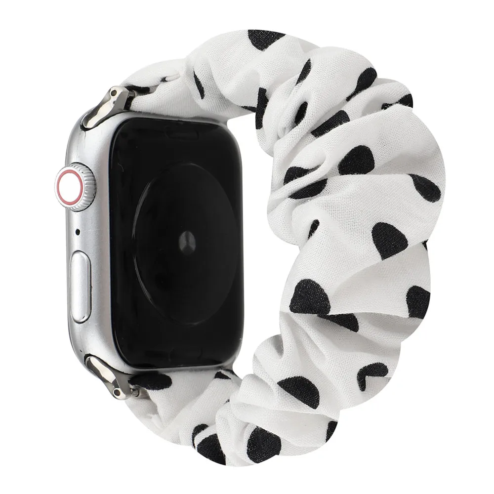 Женский/Женский резной ремешок для apple watch 5 band 40 мм 44 эластичный браслет series 4 3 2
