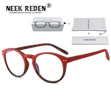 Компьютерные очки, оправы, анти Синие лучи, очки для чтения, мужские, высокое качество, круглое видение, Пресбиопия, женские увеличительные защитные очки