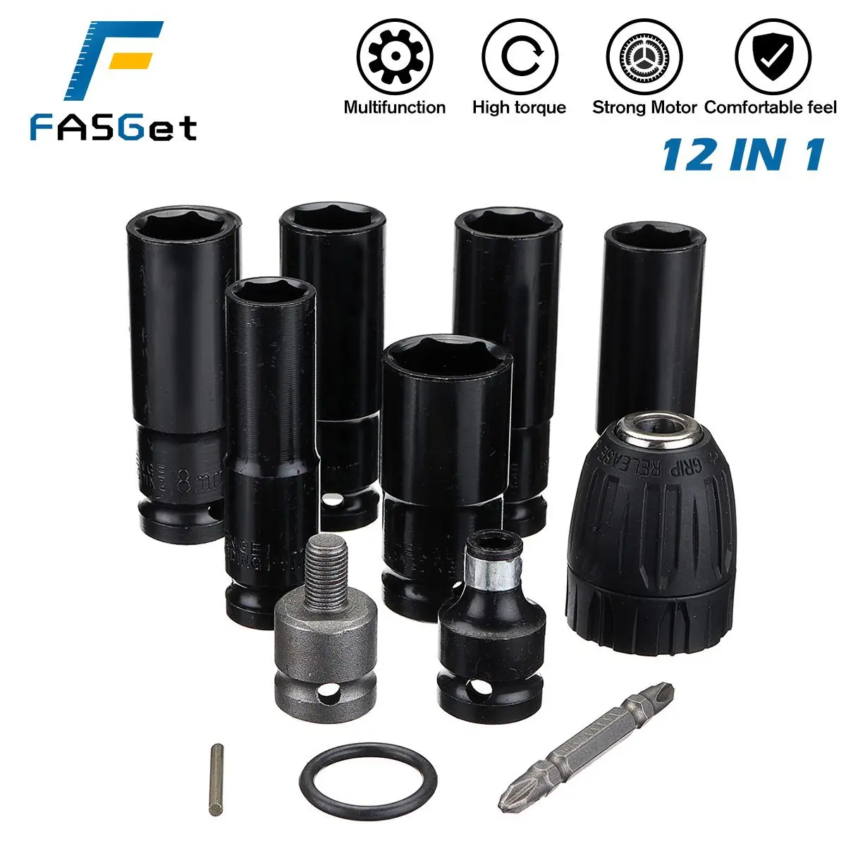 ElectricWrenchScrewdriverhexsocketheadKitssetforImpactWrench