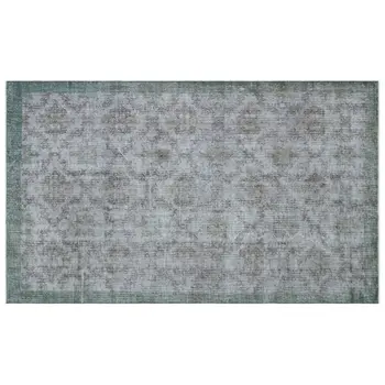 

Handmade Gray Vintage Overdyed Turkish Area Rug 168x281 Cm-5'6''X9'3''