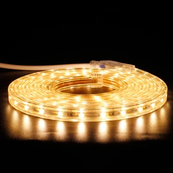 

2M 3M 5M 230V 6500K Christmas Super Bright Light Decoration Outdoor Led Tape Light Flexible LED Stripe Led Strip Light 3528 SMD