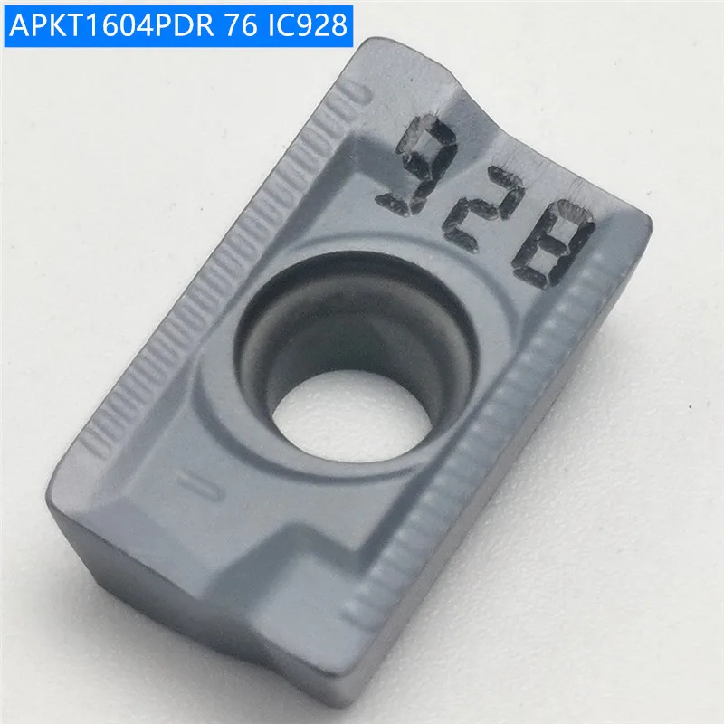 100 шт. APKT1604PDR 76 IC928 APKT 1604 поворотные твердосплавные вставки инструмент токарный фреза режущий инструмент для ЧПУ слот для резки