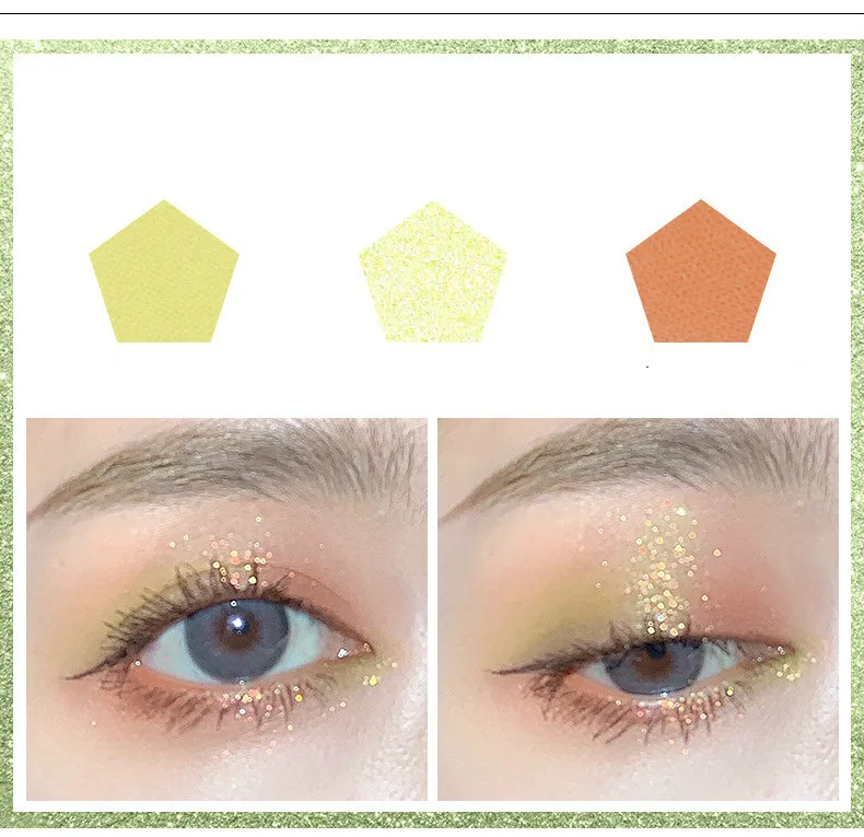Матовое стекло с перламутровым эффектом тени для век Nature Eleven Eyeshadow матовое стекло с перламутровым эффектом тени для век