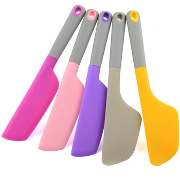 

1pcs Colorful Silicone Spatula Cream Butter Scraper Non-stick Cake Spatula Flexible Mixer Cake Brushe Pastry Kitchen Baking Tool