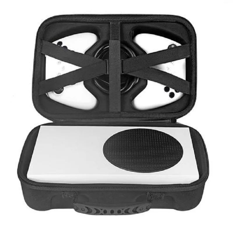 Travel Carrying Case EVA Hard Handbag Bag For Xbox Series S Console Controllers Games Accessories Protective Storage Pockets 1
