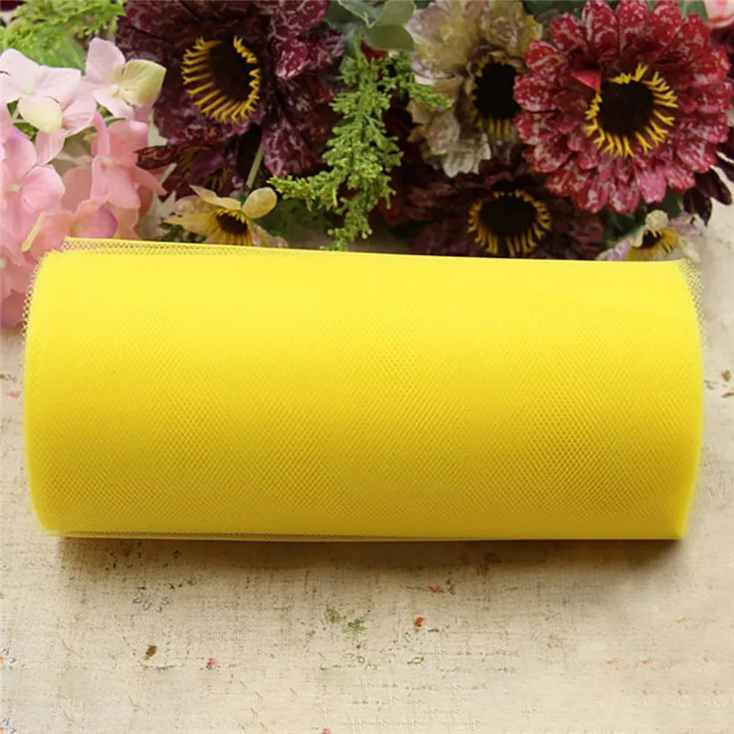 Arranged tablecloth tulle dress up wedding car tulle new multi-color table skirt tutu tulle tablecloth wedding dressing 30S16 (9)