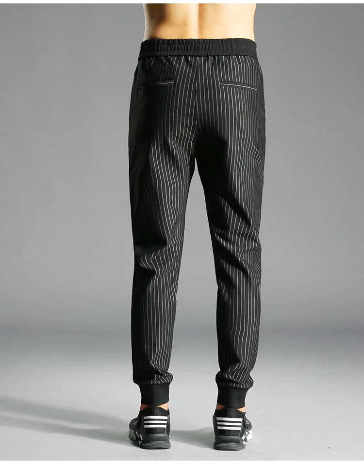 Autumn And Winter Men Trend Slim Fit Pants Trousers Europe And America Embroidered Casual Pants Rome Cotton Nylon 380G/M2 881