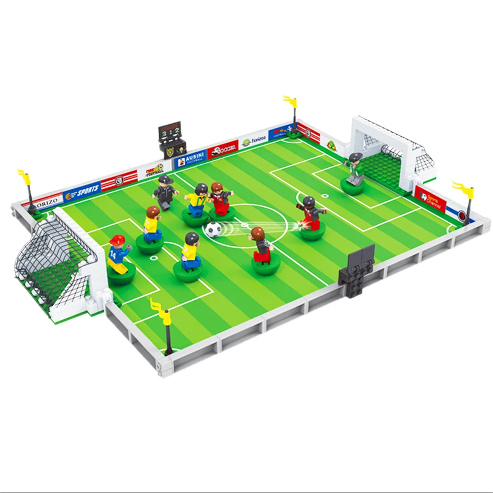 AUSINI 25590 City Football 251 шт. 3D обучающая модель и строительные блоки хобби игрушки для