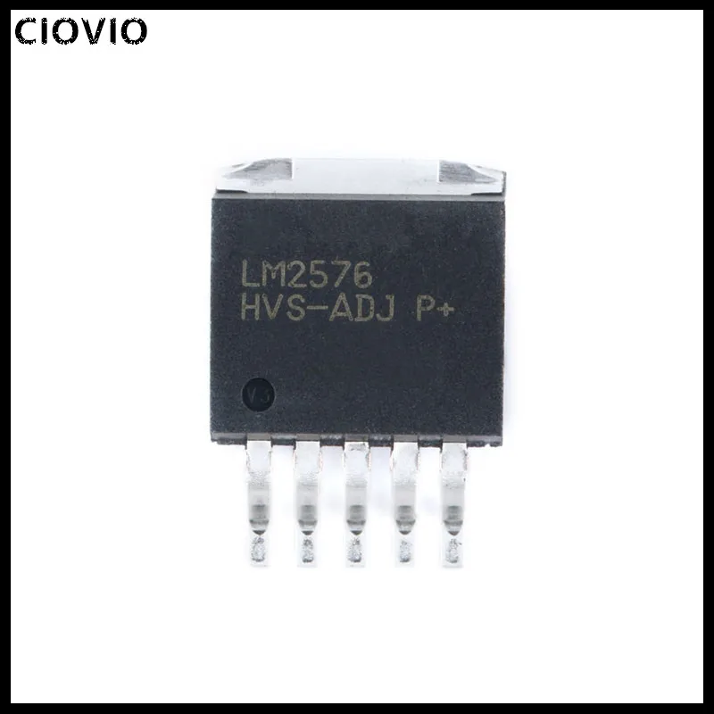 346 CIOVIO 5PCS 100% new LM2576HVSX-ADJNOPB TO263-5 LM2576HVSX-ADJ LM2576HVS-AD LM2576 TO-263-5