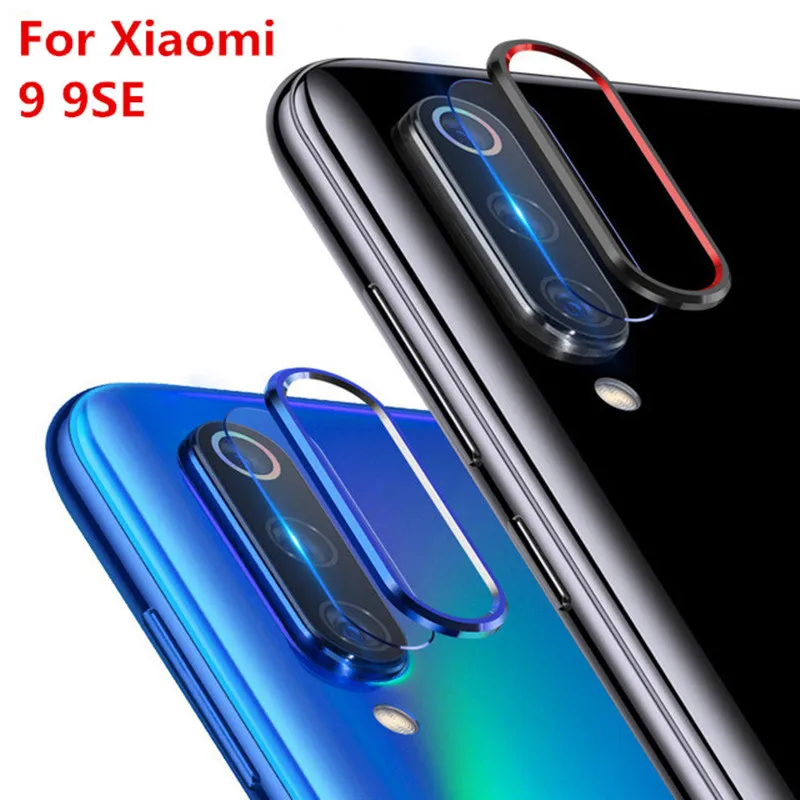 

2pcs /lot Camera Lens Film +Metal Rear Ring For Xiaomi Mi8 9 9SE Camera Protection Film For Mi 9 9S 8SEE Screen Protector