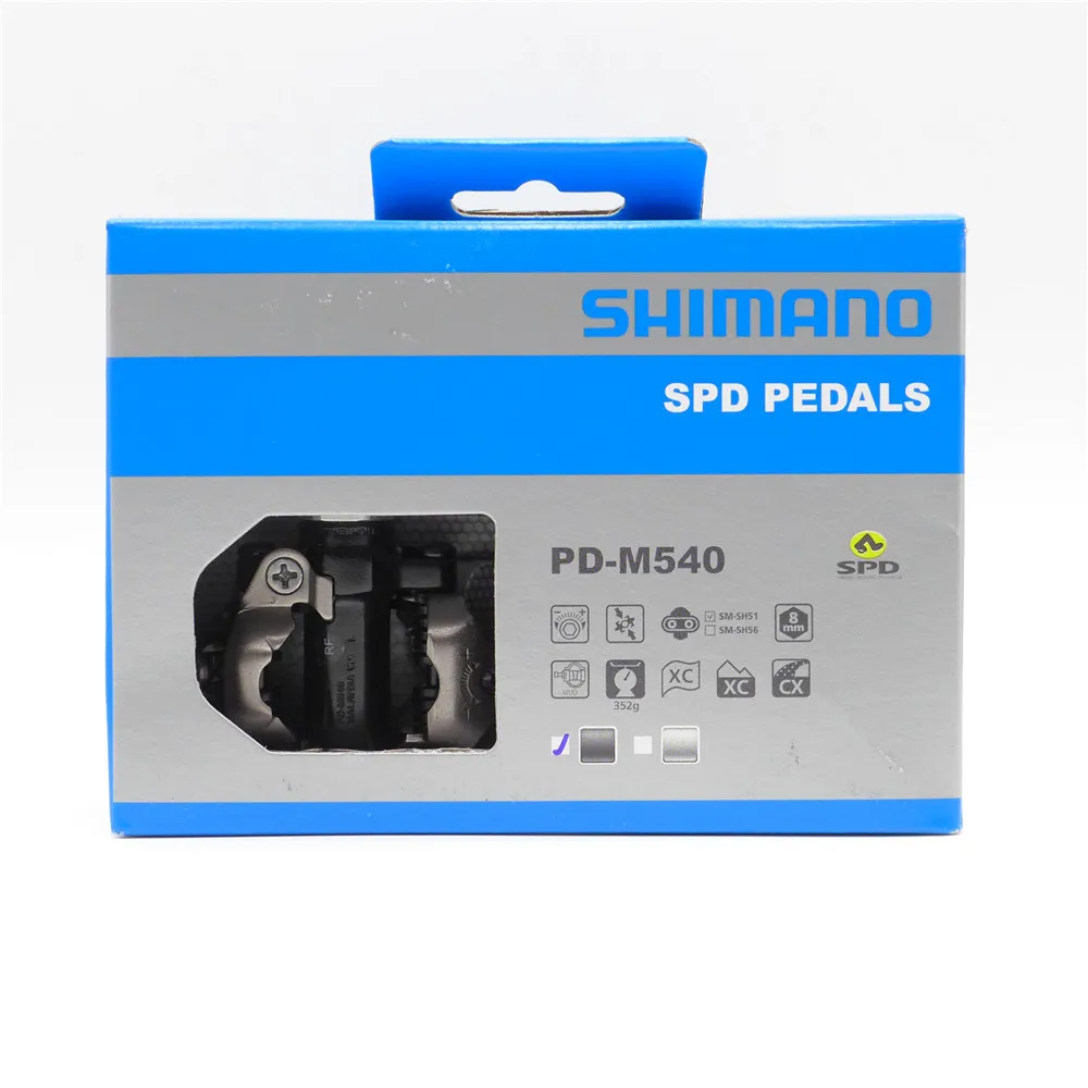 SHIMANO PD-M540 педаль для горного велосипеда SPD MTB