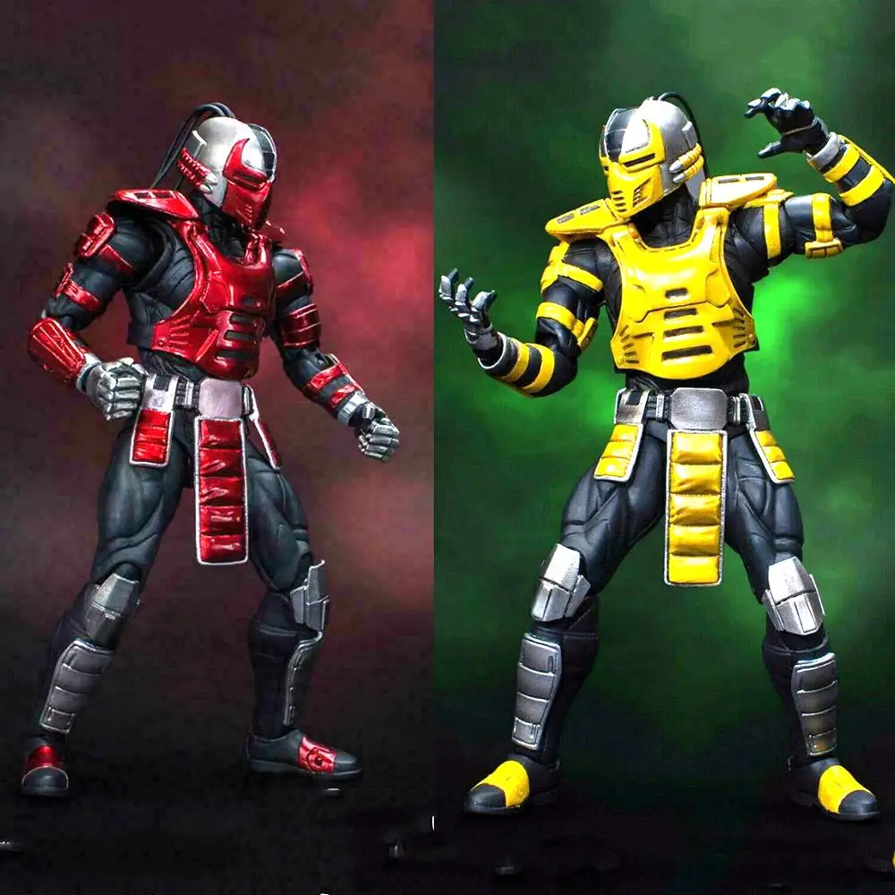 Набор фигурок для коллекции 15 см 1/12 CYRAX mortoвсего Kombat/DCMK002 Mortal Combat Scorpion 6 ''коллекция кукольных моделей