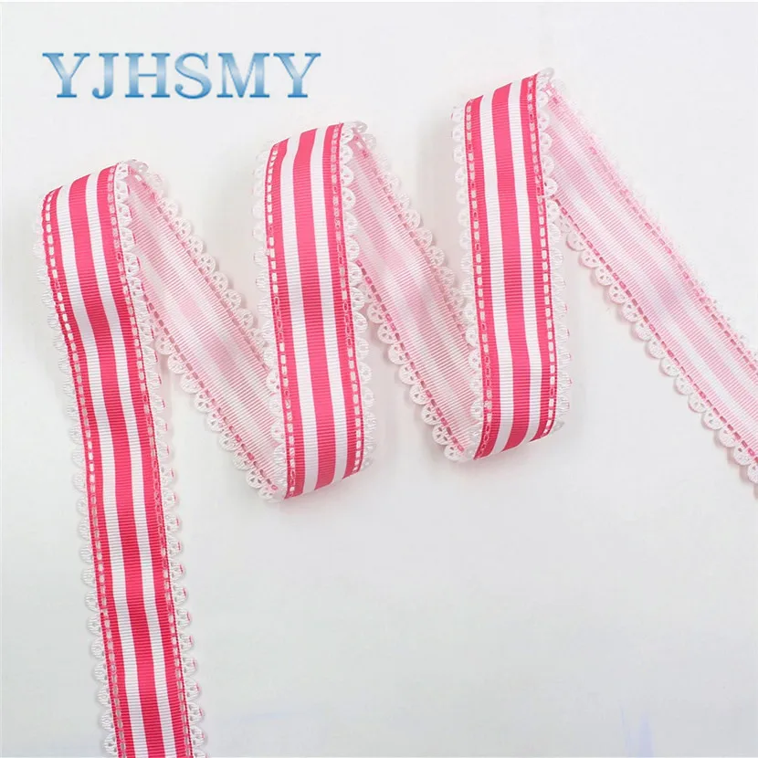 YJHSMY I-19625-1480, 10 ярдов, горячая 30 мм полые твердые двухсторонние ленты, ленты ремесла лук кепки аксессуары и украшения - Цвет: I-19625-1491