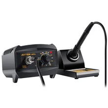 ATTEN AT937A 220 В светодиодный дисплей паяльная станция паяльник для наладочной станции сварочный стол бессвинцовый антистатический паяльник