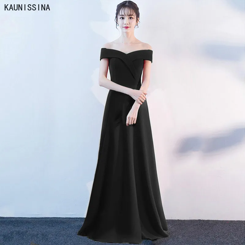 

Elegant Evening Dress Off the Shoulder A-Line Women Long Formal Vestidos Ladies Celebrity Party Dresses Women Eveing Gowns