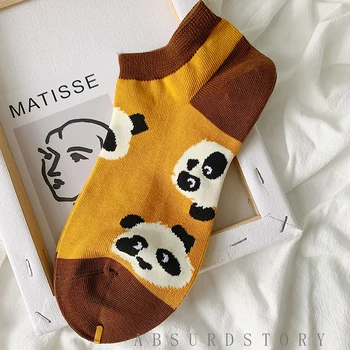

Spring Thin Socks Men and Women Sox Cute Pandas Go with Everything