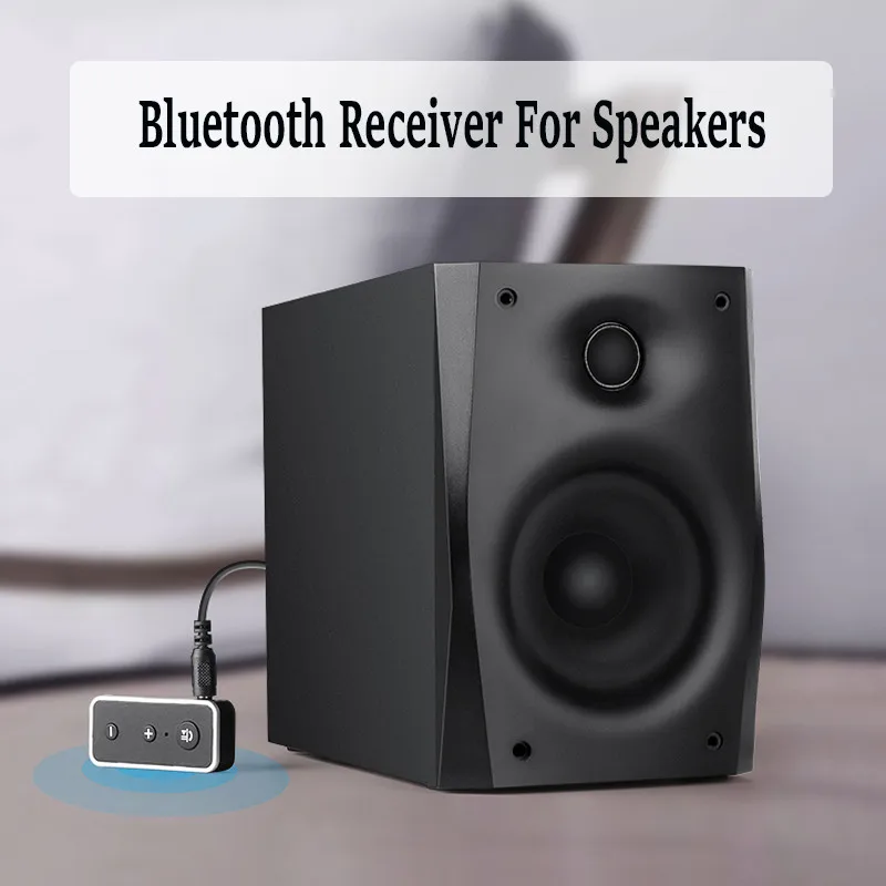 Bluetooth 5,0 приемник автомобильный комплект стерео музыка 3,5 мм AUX Jack аудио авто беспроводной громкой связи адаптер для наушников динамик с микрофоном