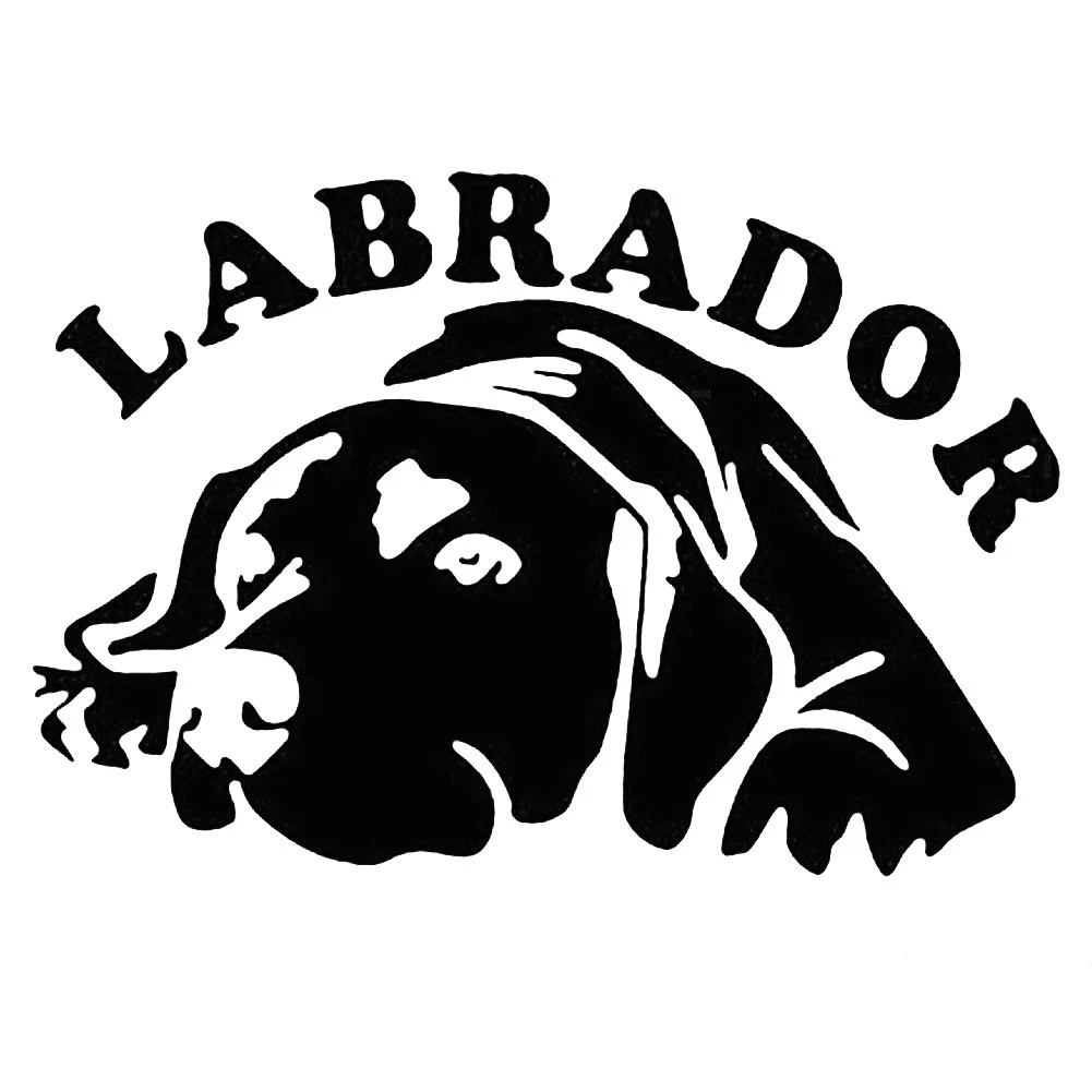 

Cute Labrador Dog Car Sticker Automobiles Motorcycles Exterior Accessories Reflective Vinyl Decals for Honda Lada Bmw Audi