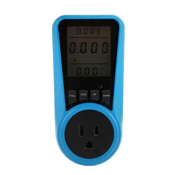 

KWE-PMB05 Plug Socket Digital Voltage Wattmeter Power Consumption Watt Energy Meter AC Electricity Analyzer Monitor