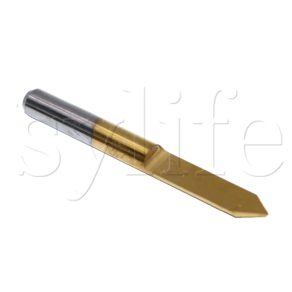 10 шт. 60 градусов 0 2 мм гравировальные биты с титановым покрытием 1/8 &quotPCB фрезерный