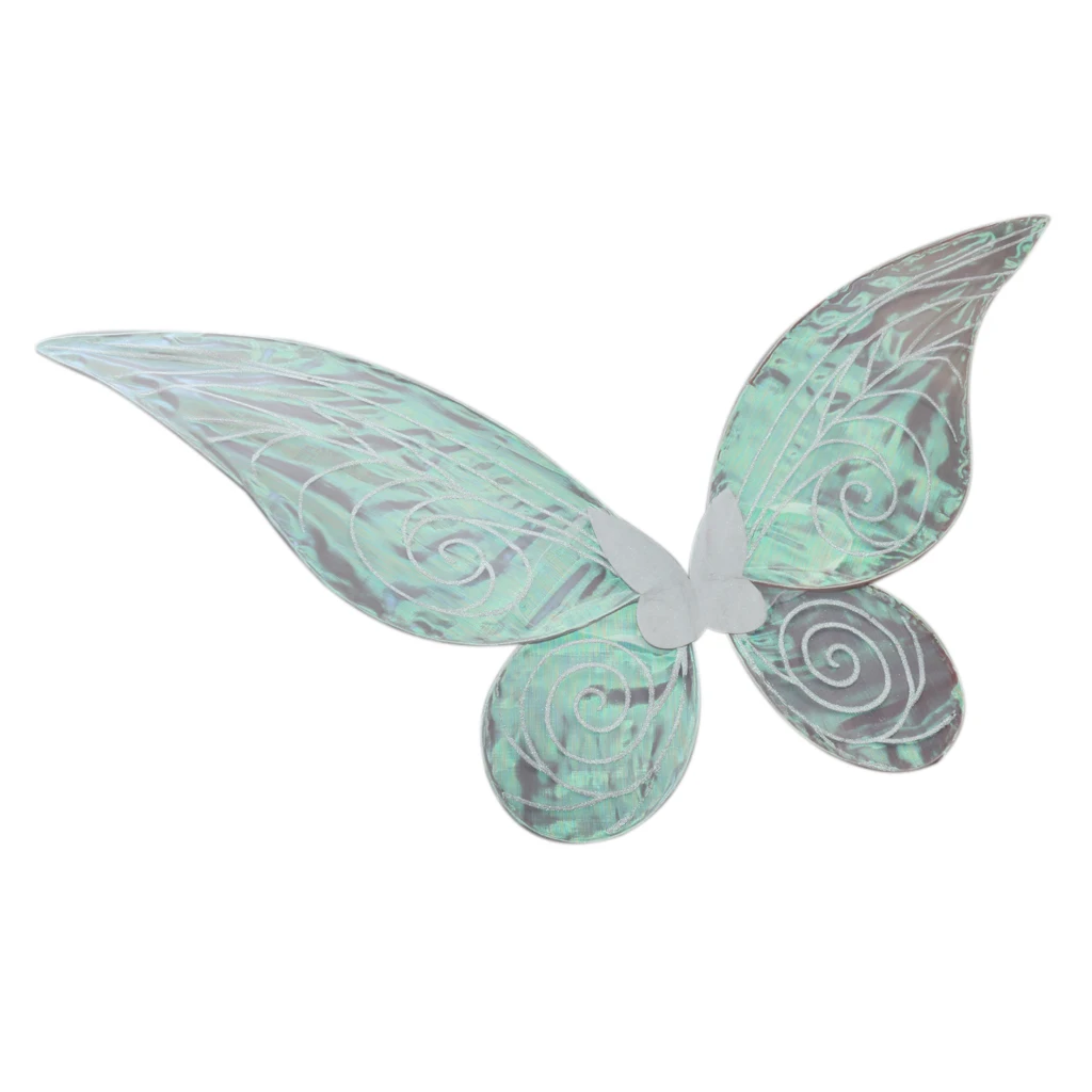 Adult / Kids Shiny Color Changing Butterfly Angel Fairy Wing Party Fancy Dress