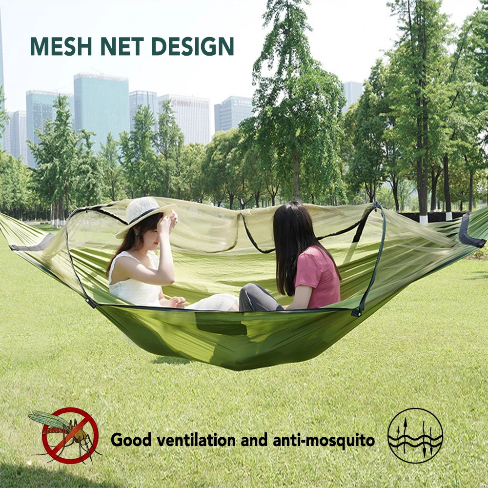 Портативный Кемпинг гамак открытый парашют кемпинг палатка качели кровать с