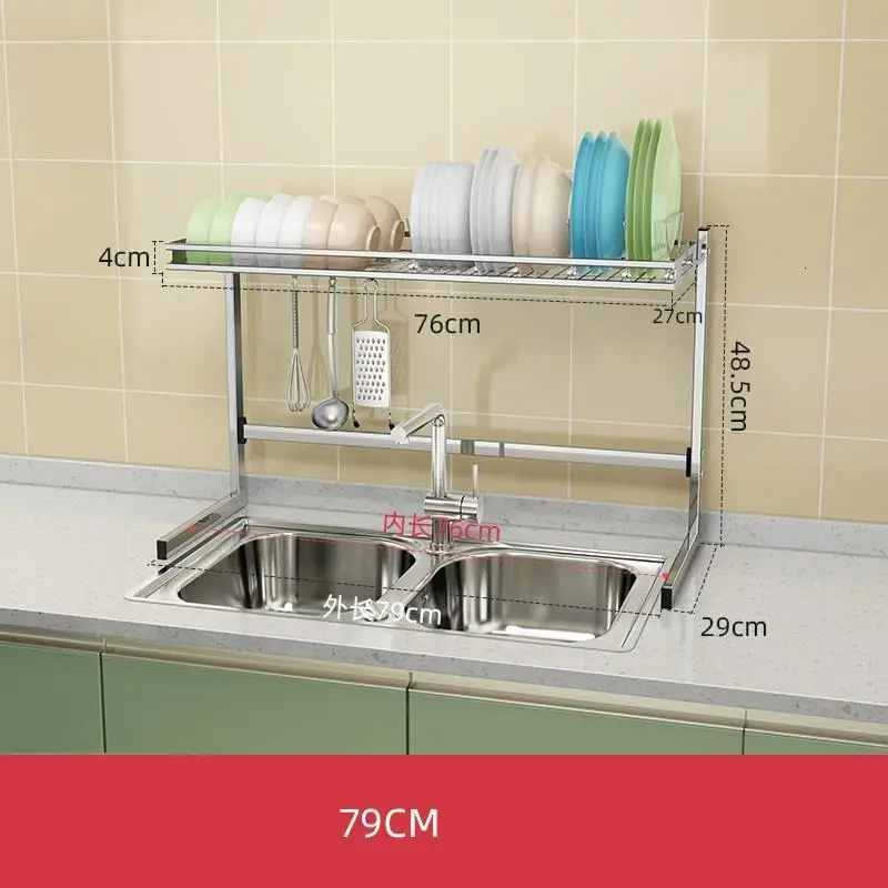 De Platos Afdruiprek сушилка Cucina нержавеющая сталь Cocina Organizador кухня Cozinha Mutfak кухонный стеллаж для хранения держатель - Цвет: Version AB