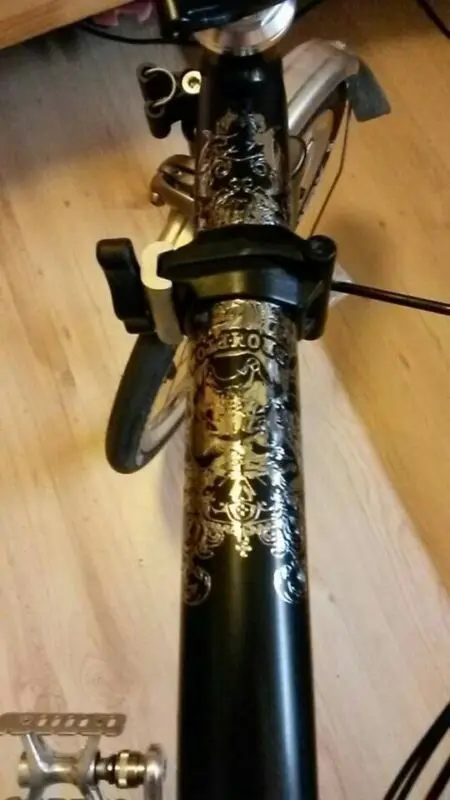 Neuer STIL Fahrrad-Metallaufkleber, Teufelsverführung, Metallanhänger, Abzeichen-Aufkleber für Brompton – Detail 5
