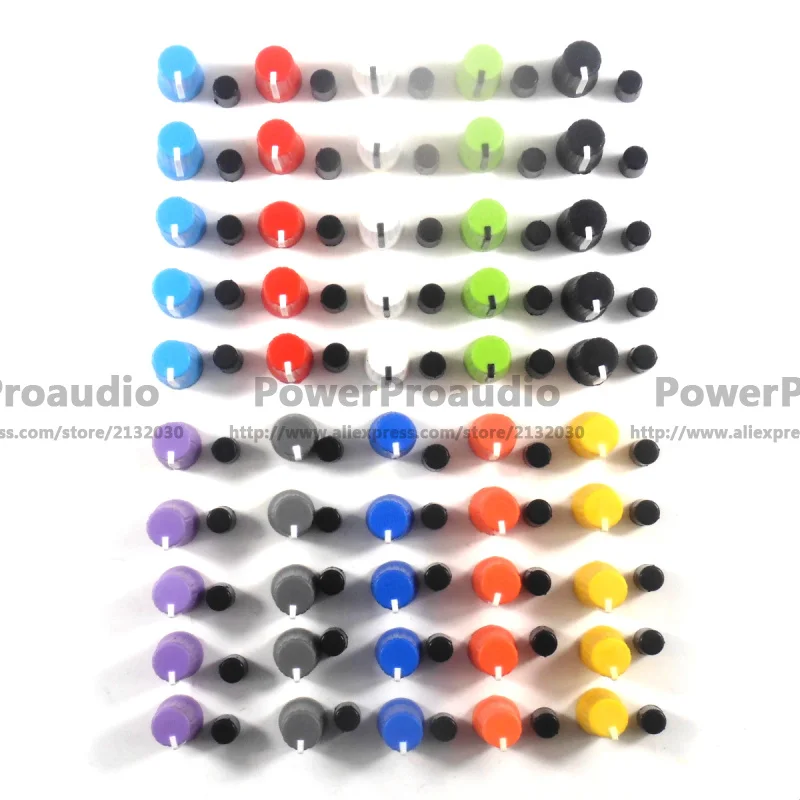 50pcs Rotary Knob NI For Traktor Kontrol Z1 Z2 S2 S4 S5 S8 DJ Controller Mixer colorful item you can chose any color
