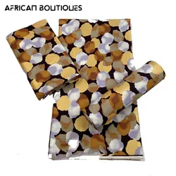 Tissu 100% Coton de Haute Qualité, Style Africain Ankara, Batik Pagne, Véritable Wax pour Couture, 6 Mètres 