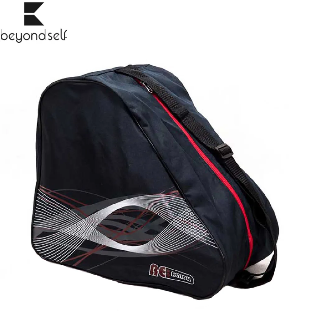 Outdoor Ski Boot Bag Ski Shoes Bags Snow Gear Bag Large Capacity Helmet Winter Skate Black Portable Carry Shoulder Bags 160813