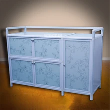 65 кухонная мебель для хранения базовый шкаф простая сборка буфет шкаф многофункциональный приставной стол алюминиевый сплав сервант