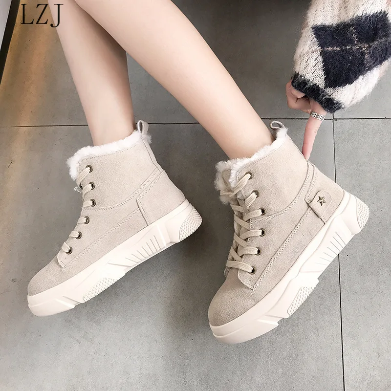 

Women Winter Short Boots Ladies Mid Square Heels Fashion Warm Shoes Woman White Black Apricot Ankle Boots Zapatos De Mujer 2019