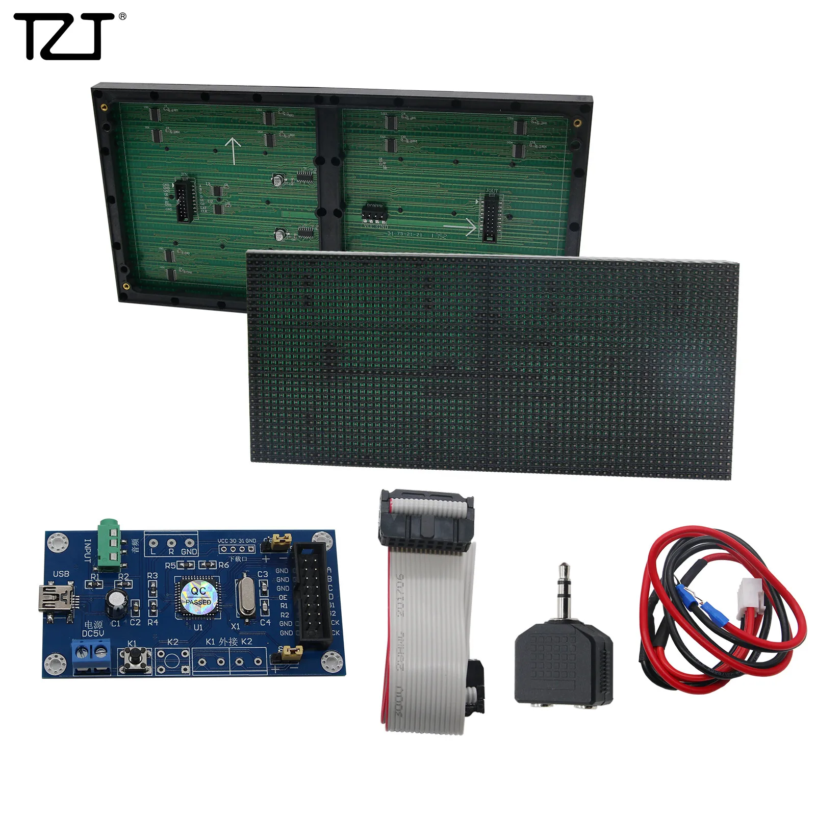 Цифровой уровень TZT MS3264 V3 музыкальный спектр со светодиодный ным дисплеем
