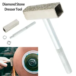 Disque d'affûtage en diamant, meule, tête de poignée en pierre, outil de coiffeuse, stylo lame, outils de meuleuse abrasifs 