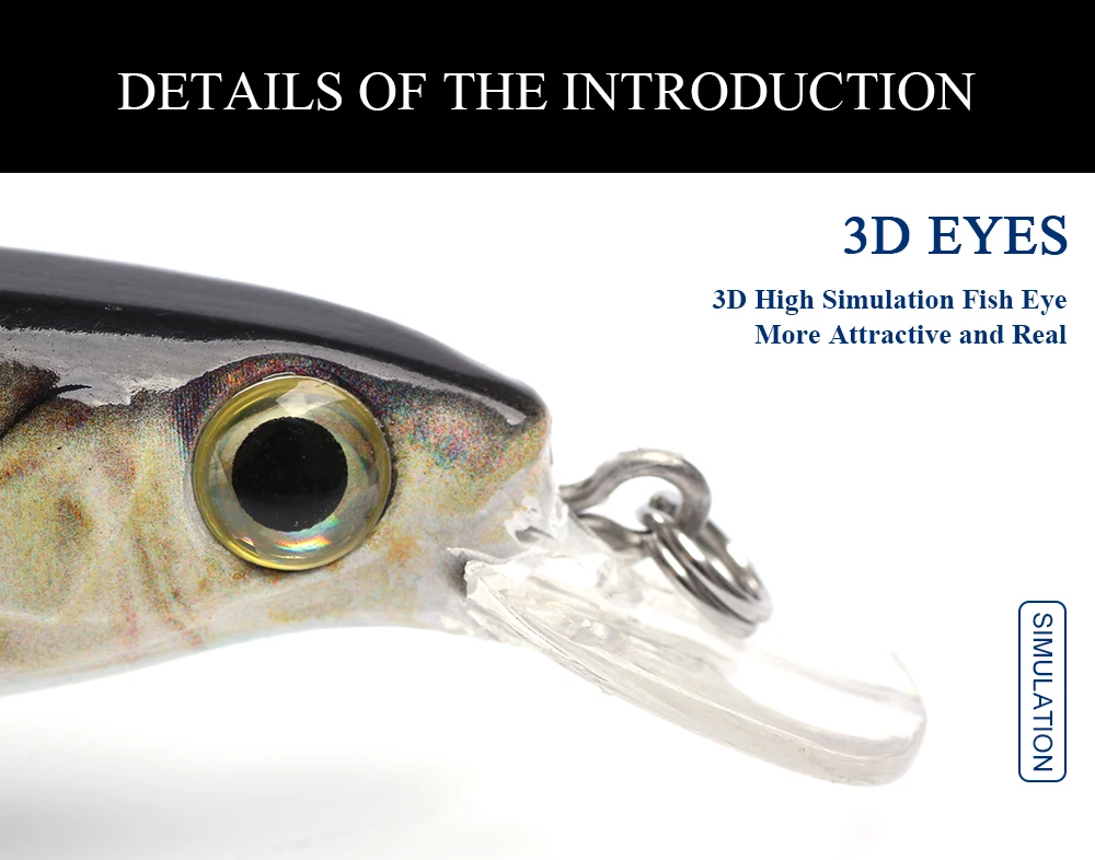 FTK, 1 шт., блесна, рыболовная приманка, лазерная жесткая искусственная приманка, 12 г/100 мм, рыболовные воблеры, кренкбейт, блесна, 3D глаза, рыболовные снасти