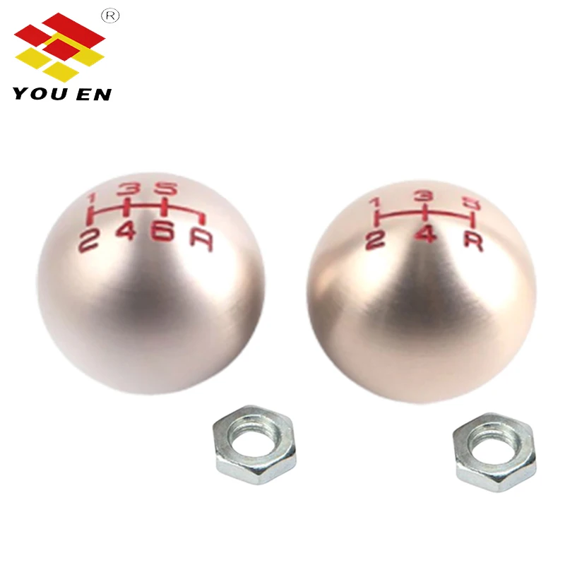 

YOUEN Car 5/6 Speed Manual Transmission Gear Shift Knob Ball M10x1.5 Thread Shifter Lever Handle For Honda Civic City CRV