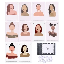 

1Pc Earrings and Necklaces Display Card Cardboard Earring Packaging Cards 6x9cm Ear Studs Paper Card For Jewelry Wholesale