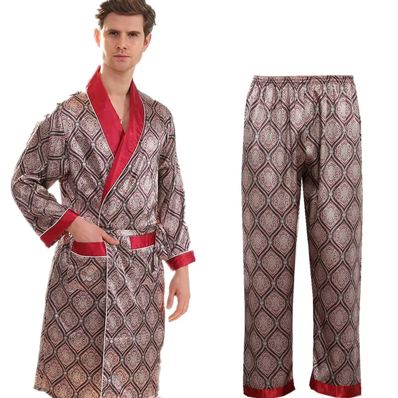 cotton pyjama set Couple Thin Silk Pajamas for Men Sleepwear Mens Pajama Set and Women Pajamas Set Short Sleeve Nightgown Sleep Wearman Silk cotton pj set