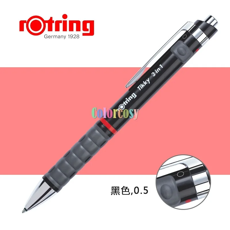 Rotring Tikky - Multipen 3 in 1, inchiostro colore blu/rosso : Rotring
