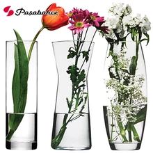 Стеклянные вазы, стеклянные бутылки, контейнер для растений, ваза, современные украшения для дома, аксессуары для гостиной, стеклянные украшения для украшения FF80O