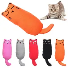 1pc gato de moagem brinquedo gato interativo de pelúcia gato brinquedo pet gatinho mastigando garras polegar mordida gato hortelã para gatos suprimentos para animais estimação