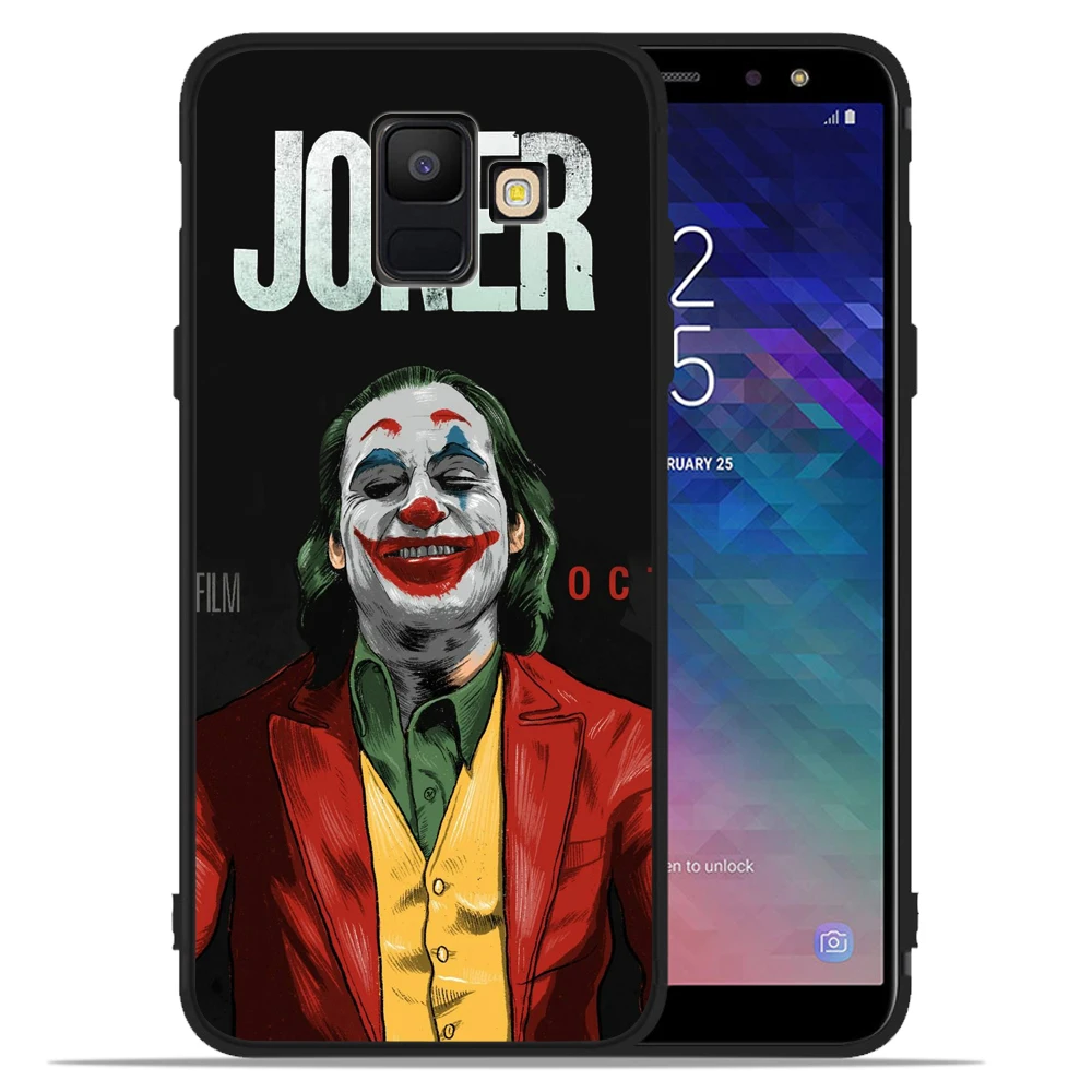 Джокер клоун плохой человек чехол для телефона для samsung Galaxy J8 J2 J4 J6 Plus J3 J5 J7 черный чехол Etui