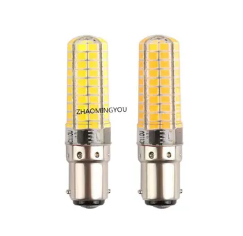 

DIMMABLE B15 GY6.35 SMD 5730 8W Super bright silicone LED light Dimmable B15 GY6.35 Corn lamp 110/220V 80leds Led bulb