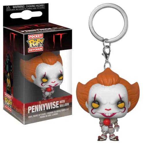 Funko Pop Pocket Стивен Кинг это брелок Pennywise крик призрак лицо Фигурки игрушки