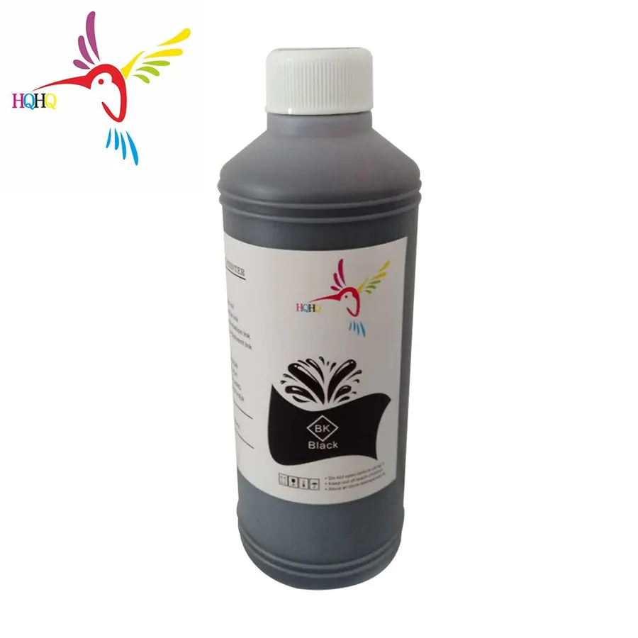 HQHQ Многоразовые Эко сольвентные чернила 500 мл бутылки для Epson GS6000 Принтер цифровая печать 8 цветов доступны - Цвет: Black