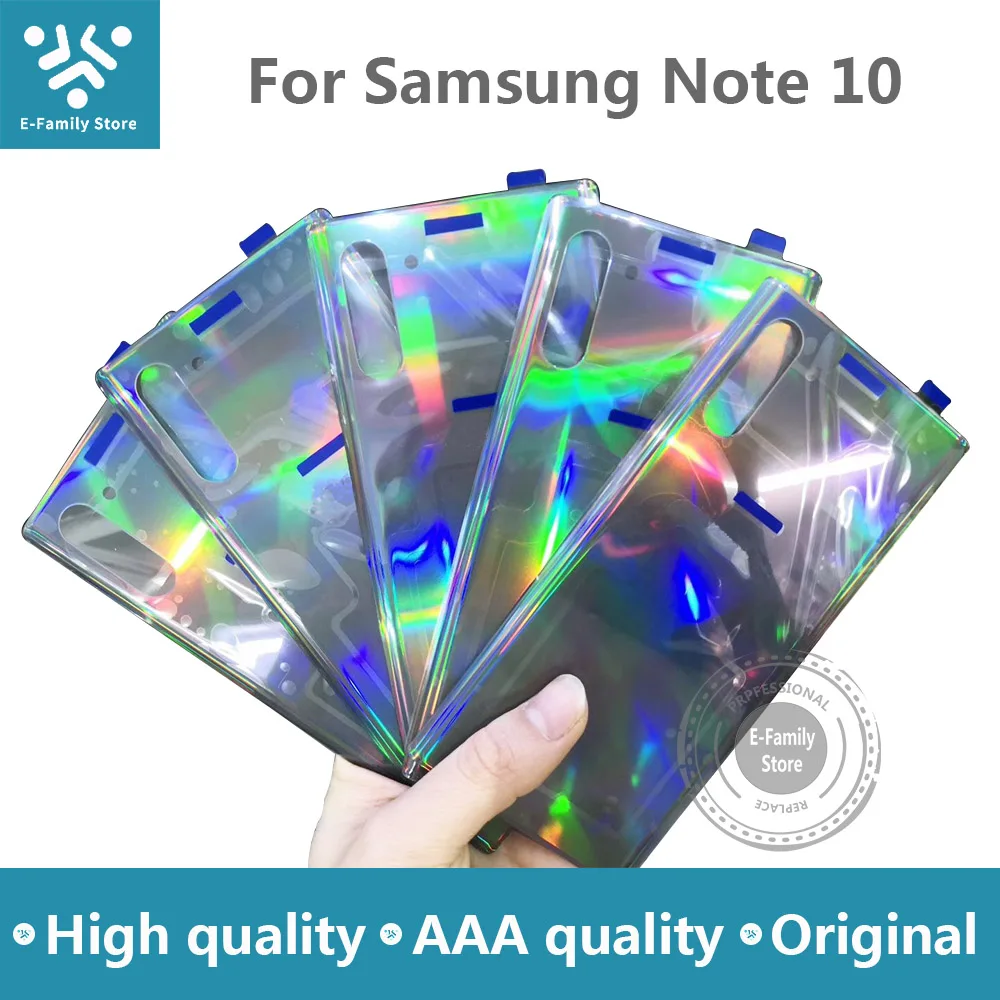 

E-family Original Back Glass Replacement For Samsung Galaxy Note 10 N970 N970F Battery Cover Rear Door Housing Case